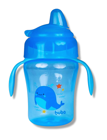 Copo de Treinamento Fundo do Mar Azul Buba