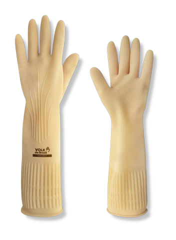 Luva Látex Ranhurada Cano Longo Tam P