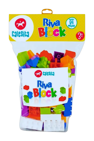 Riva Block C/84 Peças - Calesita