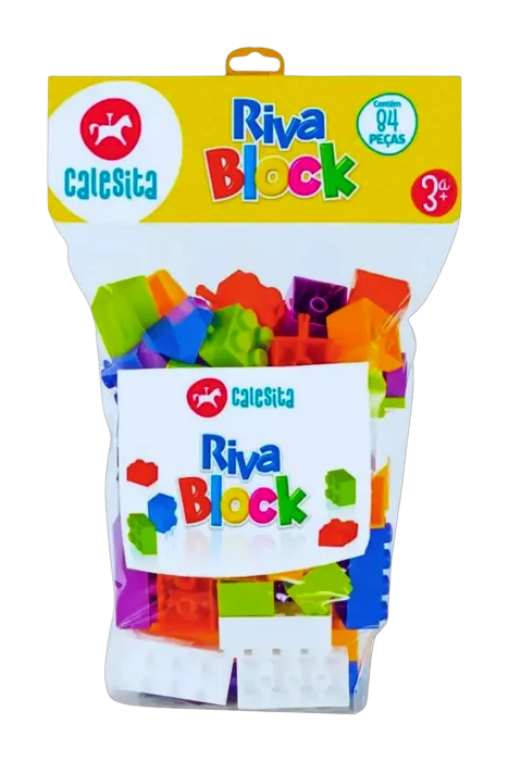Riva Block C/84 Peças - Calesita