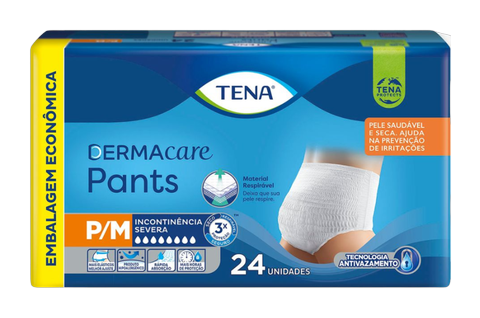 Roupa Íntima Tena Pants Dermacare Pacote C/24 Und