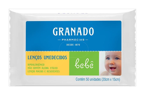Toalhas Umedecidas Granado Tradicional C/50 Unidades