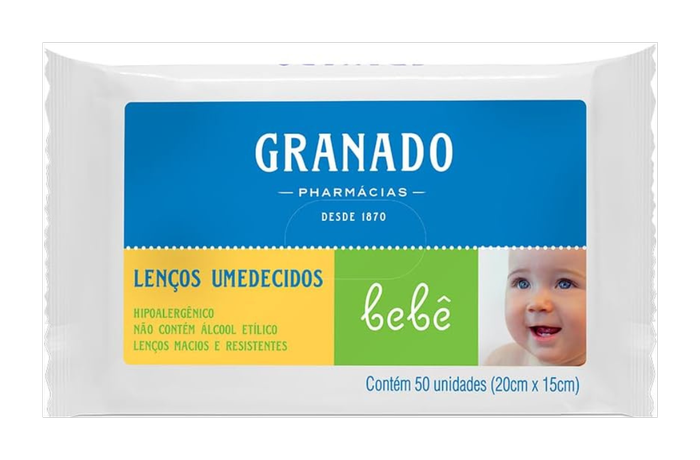 Toalhas Umedecidas Granado Tradicional C/50 Unidades