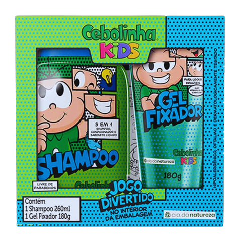 Kit Cebolinha Kids 3 em 1 Cia da Natureza