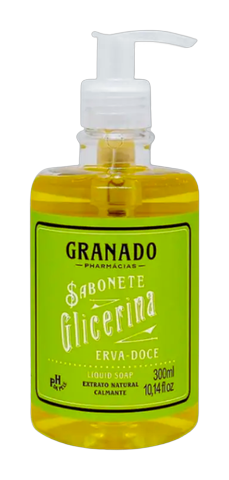 Sabonete Líquido de Glicerina Granado Erva Doce 300ml