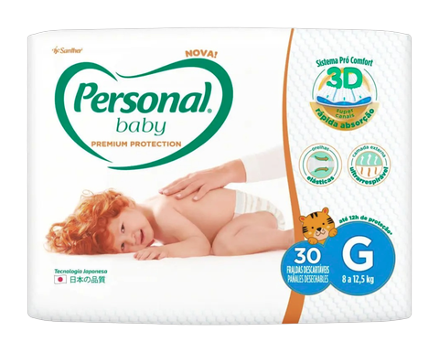 Fralda Personal Baby Premium Protection Mega