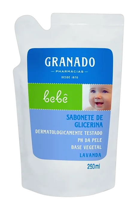 Refil Sabonete Líquido de Glicerina Granado Bebê Lavanda 250ml