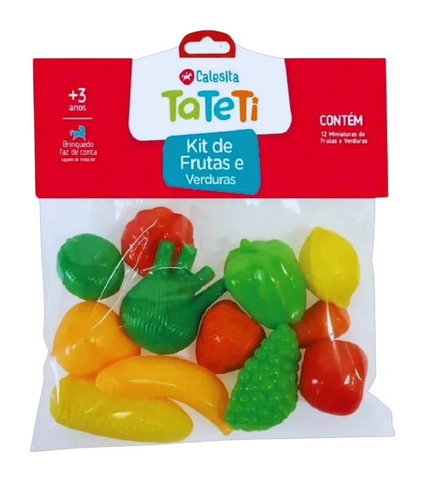Kit de Frutas e Verduras - CALESITA