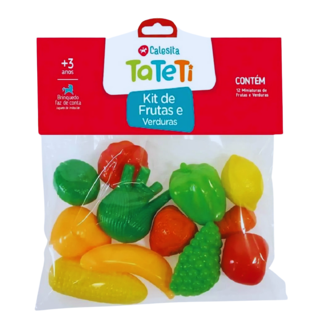 Kit de Frutas e Verduras - CALESITA