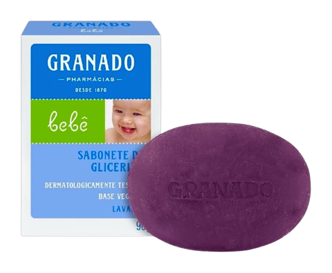 Sabonete Em Barra Granado Bebê Lavanda 90gr