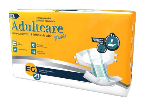 Fralda Adulto Adultcare Plus Econômica