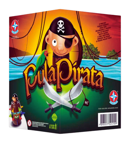 Jogo de ação Pula Pirata Estrela