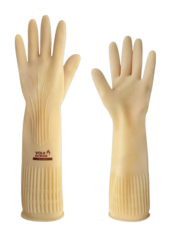 Luva Látex Ranhurada Cano Longo Tam G