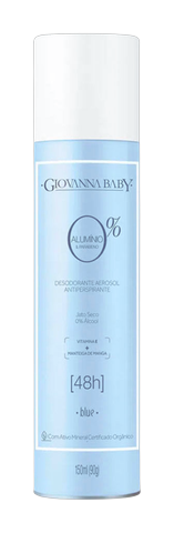 Desodorante Aerosol Giovanna Baby 0% Alumínio Blue 150ml