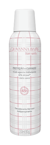 Desodorante Aerosol Giovanna Baby Blanc Vanilla 150ml
