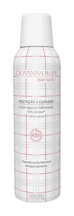 Desodorante Aerosol Giovanna Baby Blanc Vanilla 150ml
