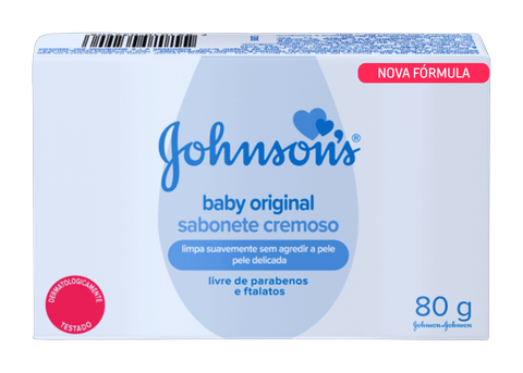 Sabonete Johnsons Baby Original Cremoso 80g