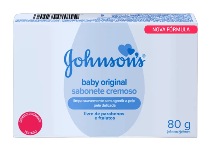 Sabonete Johnsons Baby Original Cremoso 80g