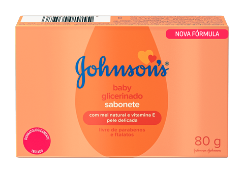 Sabonete Johnsons Baby Glicerinado Com Mel Natural 80g