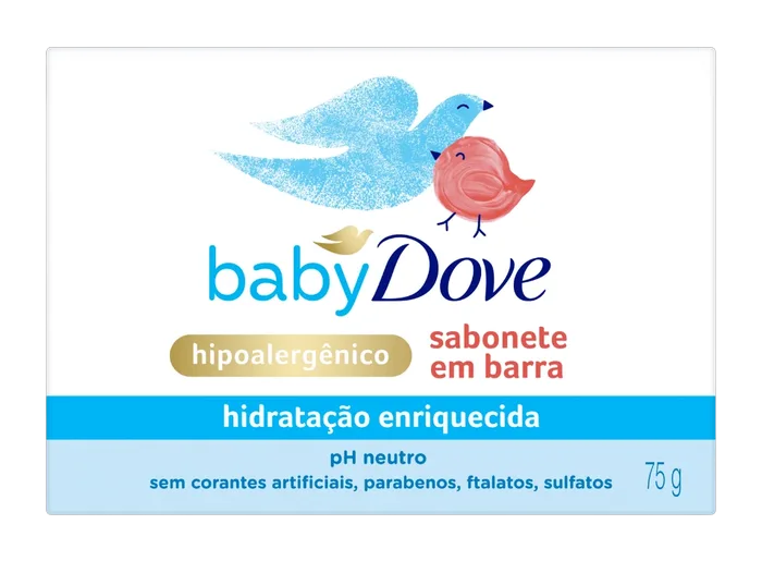 Sabonete em Barra Hidratação Enriquecida Dove Baby 75gr