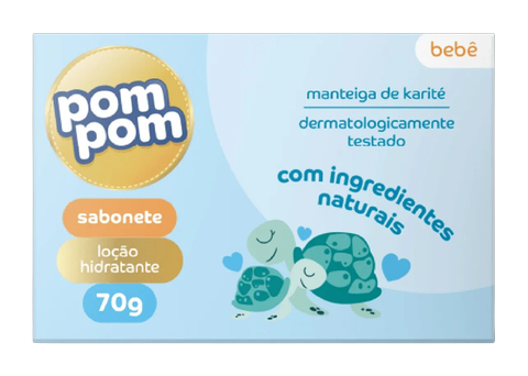 Sabonete em Barra Pompom Loção Hidratante 70g