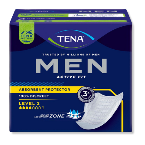 Absorvente Masculino Tena Men Level 2 com 10