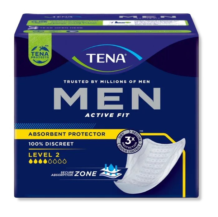 Absorvente Masculino Tena Men Level 2 com 10