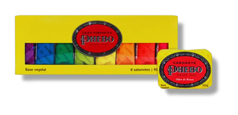 Kit Sabonete em Barra Granado Phebo 90gr com 8 Unidades