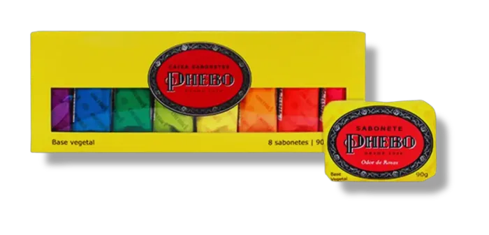 Kit Sabonete em Barra Granado Phebo 90gr com 8 Unidades