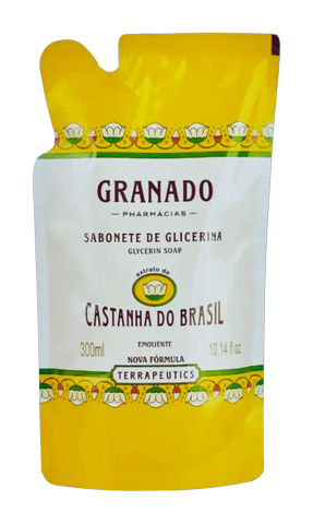 Sabonete Líquido Granado Castanha Do Brasil Refil 300ml