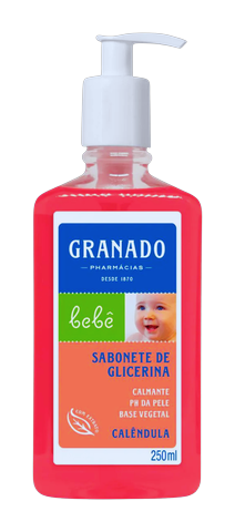 Sabonete Liquido Granado Bebê Calêndula 250ml