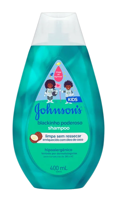 Shampoo Johnsons Baby Blackinho Poderoso 400ml