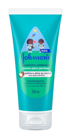 Creme Para Pentear Johnsons Baby Blackinho Poderoso 200ml