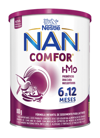 Fórmula Nestlé Nan Comfor 2 Lata de 800gr