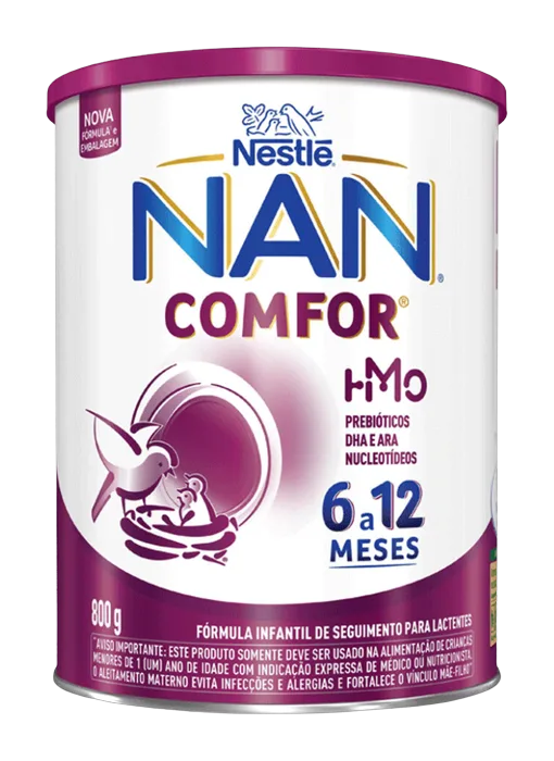 Fórmula Nestlé Nan Comfor 2 Lata de 800gr