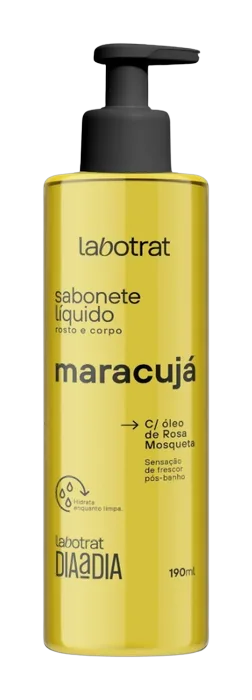 Sabonete Líquido Rosto e Corpo Maracujá Labotrat 190ml