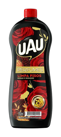 Limpa Pisos Uau Perfumes Rosas e Sedução 750ml