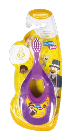 Escova de Dente Bebê Powerdent Mundo Bita Extra Macia