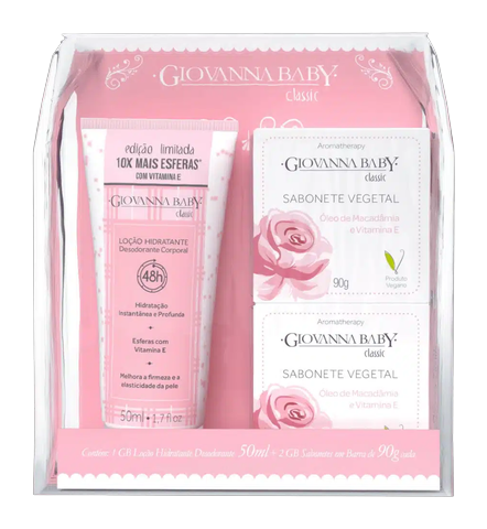 Giovanna Baby Classic Loção Hidratante + Sabonete