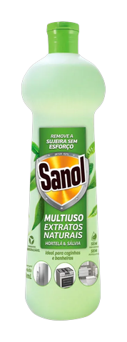 Multiuso Sanol Extratos Naturais Hortelã e Sálvia 500ml