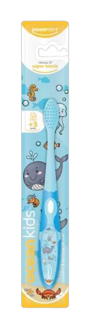 Escova de Dentes Powerdent Ocean Kids Super Macia