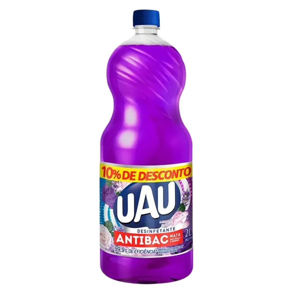 Desinfetante Antibac Uau Lavanda e Rosas 2L