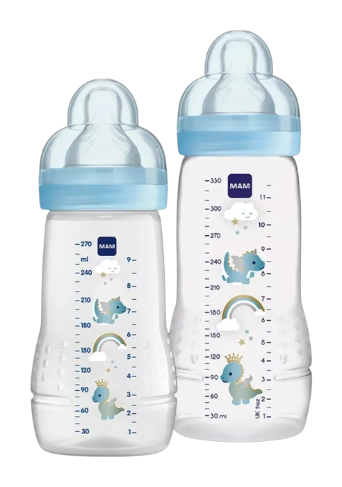 Kit Mamadeira Mam Easy Active Set Azul 330ml+270ml