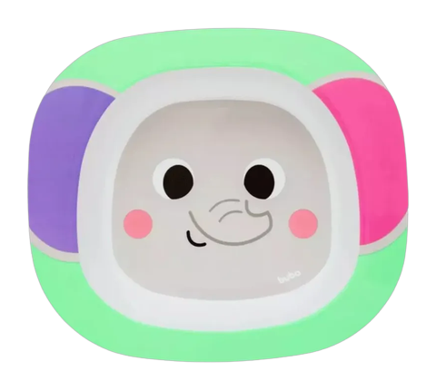 Pratinho Bowl Infantil Bubazoo Elefante Buba