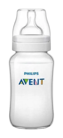 Mamadeira Philips Avent Anticólica Transparente 3+ Meses 330ml