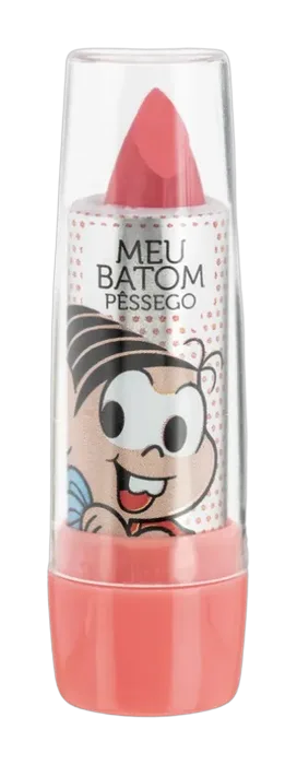 Batom Infantil Turma da Mônica Hipoalergênico Mônica Pêssego