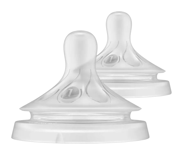 Bico Mamadeira Philips Avent Pétala Ritmo Individual N1 0+ Meses c/ 2 Unidades