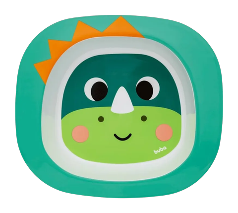 Pratinho Bowl Infantil Bubazoo Dinossauro Buba