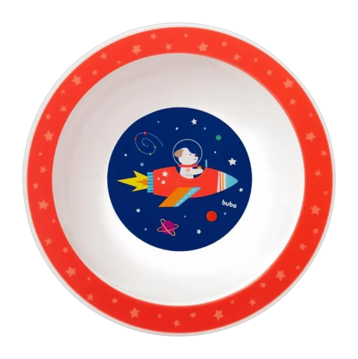 Pratinho Bowl Infantil Aventuras Espaço Buba