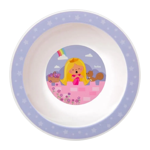 Pratinho Bowl Infantil Aventuras Princesa Buba